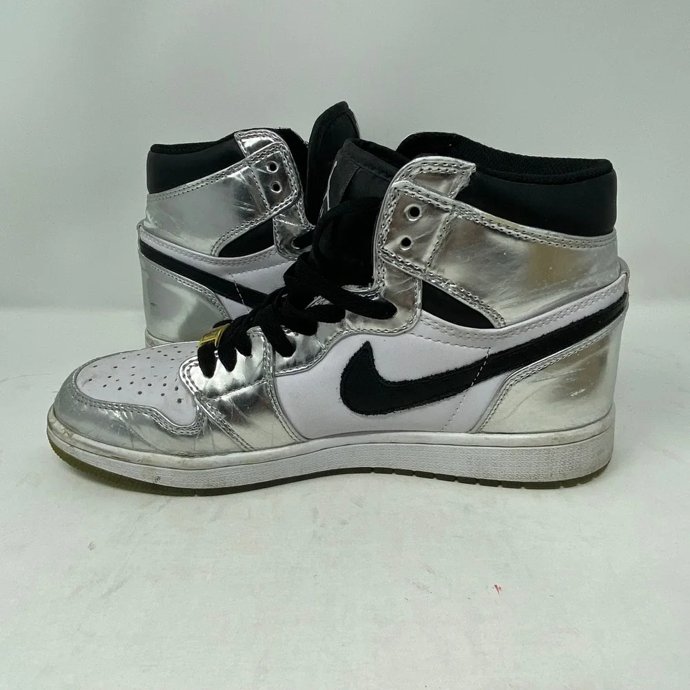 Jordan 1 Retro High Pass The Torch Kawhi Leonard Silver White AQ7476-016 Men 9.5